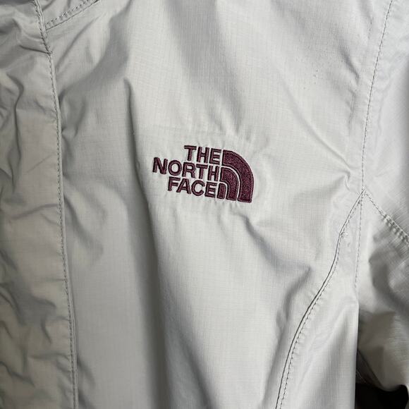 North Face Jacket Dryvent Embroidered Hidden Hood Zipper Pockets M - Picture 4 of 12